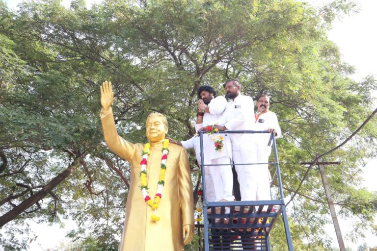 ​అణగారిన వర్గాల ఆశాజ్యోతి కాకా వెంకటస్వామి: ఎమ్మెల్యే ఎం.ఎస్. రాజ్ ఠాకూర్.. ​