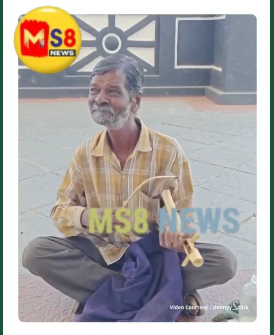 “కళకు పేదరికం అడ్డు రాదని, అది నిరంతరం ప్రవహించే మధుర జీవనది అని ఈ వృద్ధుడే నిదర్శనం.”