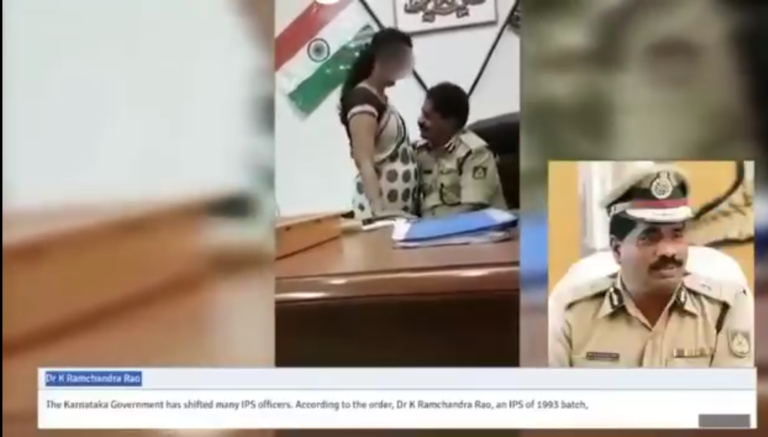 కర్ణాటక డీజీపీ స్థాయి అధికారి ‘రాసలీలలు’?సోషల్ మీడియాలో వైరల్‌గా మారిన వీడియోలు